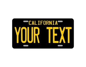 PLACA PERSONALIZADA DE CALIFORNIA/ CALIFORNIA CUSTOM PERSONALIZED LICENSE PLATE - Picture 1 of 6