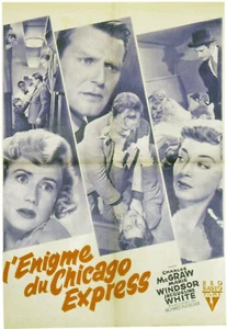 L'ENIGME du CHICAGO EXPRESS - R.FLEISHER - 1952 -RKO - 60 X 80 cm - - Picture 1 of 1