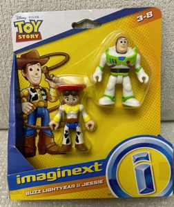 Imaginext Toy Story Buzz Lightyear und Jessie Actionfiguren Neu in Verpackung Disney Pixar - Bild 1 von 5
