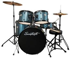 Rise by Sawtooth Full Size Student Drum Set w/ Hardware And Cymbals - Picture 1 of 4