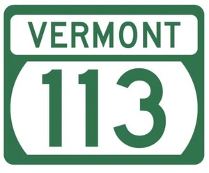 Vermont State Highway 113 Sticker Decal R5319 Highway Route Sign - Picture 1 of 1