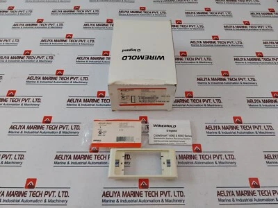 Lot of 5X Wiremold 40N2F31WH Cable smart Twin Cover Device Bracket Fitting 40N2 - Image 1 of 4