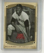 2005 FLEER NATIONAL PASTIME WILLIE MCCOVEY PARALLEL #227/699 GIANTS