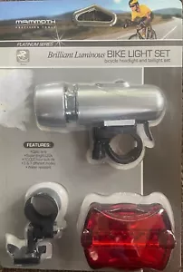 Mammoth Bike Light Set, Bicycle Headlight and Tailing Set. - Picture 1 of 2
