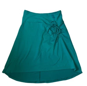 THE NORTH FACE Size Small Teal Green Jersey Knit Hi-Low Cinched Cypress Skirt - Picture 1 of 6