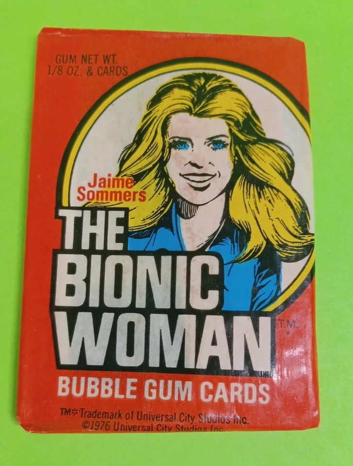 Donruss The Bionic Woman 1976 - Paquete de cera sellado original nuevo / ¡RARO!! Foto 1 de 1