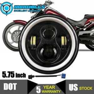 DOT 7" inch Motorcycle LED Headlight Hi-Lo Fit for Yamaha Raider S SCL 2008-2016 - Picture 1 of 12