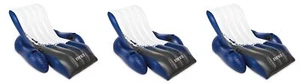 Intex Floating Pool Recliner Lounge 71 Inch X 53 Inch Blue White - Picture 1 of 3