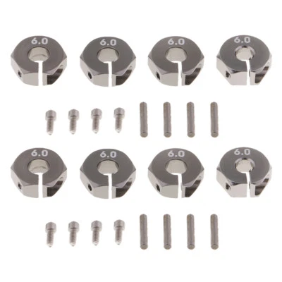 1/10 RC Auto Ersatzteile 12x6mm Rad Sechskantnabe Felgenstifte 8 Stücke - Bild 1 von 4