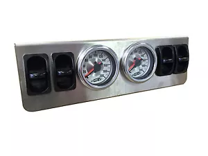 4 Path Analog Airbag Control Panel - 4 Paddle Valves, 2 Dual Needle Gauges - Bild 1 von 2