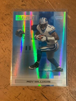 2007 Playoff NFL Playoffs Silver Holofoil (#'d 76/99) - #33 Roy Williams - Image 1 of 2