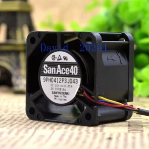 Sanyo 4028 12v 0.35A 4CM 3 lines B2 interface with speed fan 9ph0412p3j033 - Picture 1 of 5