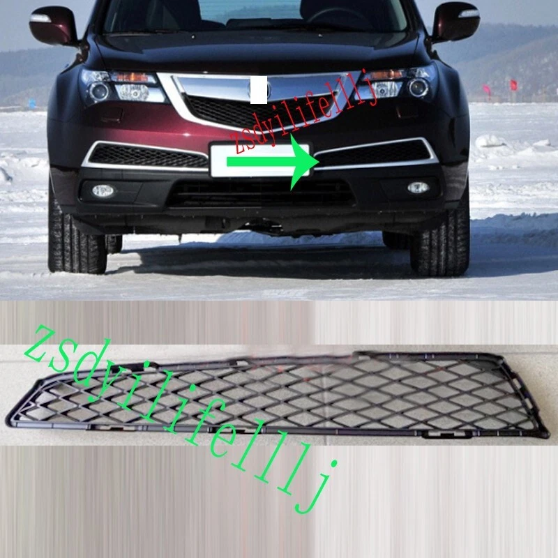 1x Para Acura MDX 2010-2013 Para-choque Frontal Esquerda Grade LH Capa Preta a - Imagem 1 de 1