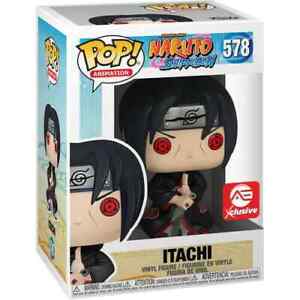 Funko POP!  ITACHI  #578  Naruto Shippuden  AE  Exclusive Sticker  - Brand New