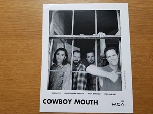 COWBOY MOUTH 8x10 BLACK & WHITE Press Kit Photo Promotional 90's BLUES ROCK  - Picture 1 of 2