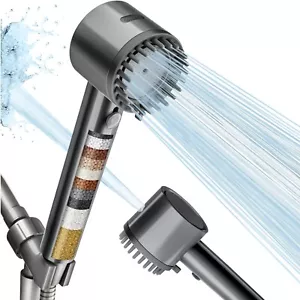 Stylish 5-Function Filtered Showerhead - Handheld High Pressure Performance - Picture 1 of 1