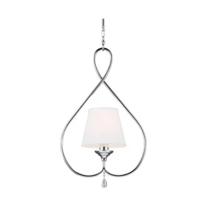 Sea Gull 6110501BLE-05 West Town 1 Light 8 inch Chrome Mini Pendant Light - Picture 1 of 1