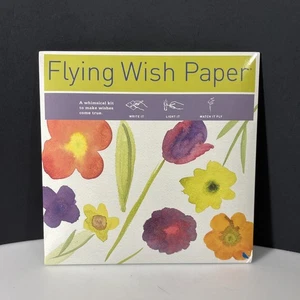 MAY BOUQUET Flying Wish Paper Write it Light it Watch it Fly Large Kit 50 Sheets - Picture 1 of 4