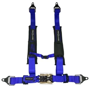 PROGUARD Blue 4 Point Harness 2" Strap Universal UTV Off-Road Harness - Picture 1 of 9