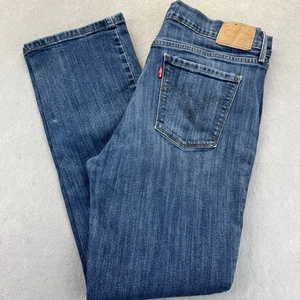 Levis 505 Straight Leg Jeans Damen Größe 14 Medium 32 x 32 Mid Rise - Bild 1 von 14