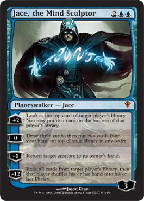 Jace, the Mind Sculptor - Light Play MTG Worldwake - Image 1 of 1