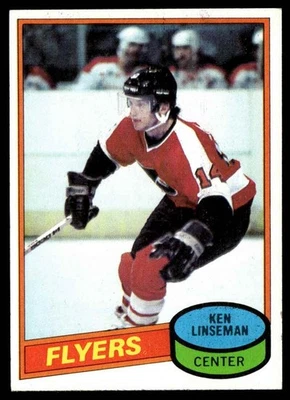 1980-81 Topps Ken Linseman Philadelphia Flyers #24 - Image 1 of 2