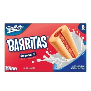 3 Cajas Marinela Barritas Fresa Galletas Rellenas, 24 Paquetes, Barritas de Galletas Fresa - Imagen 1 de 9