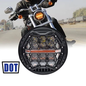 5-3/4" LED Headlight for Harley Dyna Low Rider FXDL Street Bob FXDB FXDBP FXDBC - Picture 1 of 7