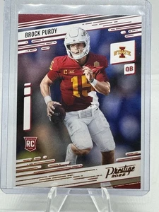2022 Panini Chronicles Draft Picks #25 Brock Purdy Prestige BRONZE - Picture 1 of 2