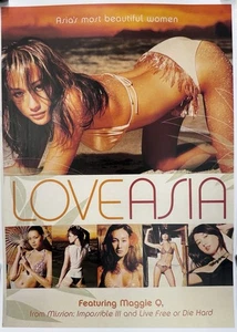 Póster pin-up adulto 11x16 Love Asia Maggie Q. Quigley Nikita - Imagen 1 de 2