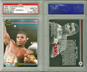 Vintage PSA 9 Mike Tyson 1991 Players International Ringlords Promo Card MINT - Picture 1 of 1