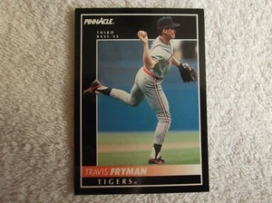 Score Pinnacle 1992 / MLB "TRAVIS FRYMAN" #110 Detroit Tigers Trading Card - Picture 1 of 2
