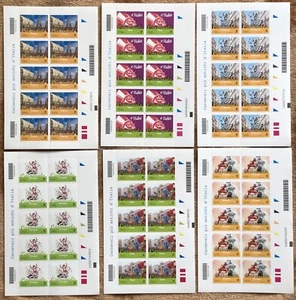 2023 Carnival Carnivals More 'Antique D' Italy 6 Mini-Sheets New Complete Series - Picture 1 of 7