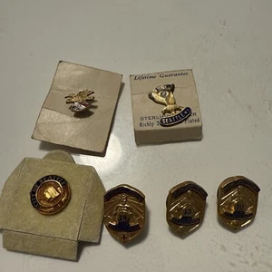 Vintage Lot 6 National Safety Council Safe Driver Award Pind universal Safety - Picture 1 of 6