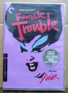 Female Trouble (Criterion Collection 2-DVD, 1974, Set) John Waters Divine NEU - Bild 1 von 2