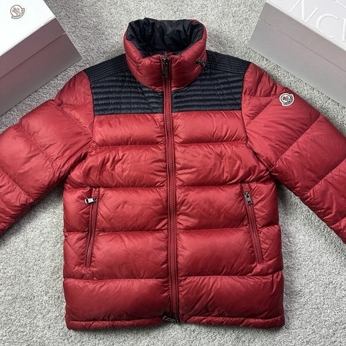 Cappotto Moncler Grange Rosso Puffer Taglia 1 (S) Ottime condizioni