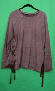 a.n.a. Women's Purple Sweatshirt - Picture 1 of 4