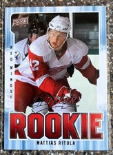 2008-09 UPPER DECK MVP ROOKIE Mattias Ritola Rookie Detroit Red Wings #319 A214