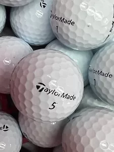 24 pelotas de golf TaylorMade TP5 blancas usadas - 3A grado de valor AAA - envío gratuito - Imagen 1 de 9