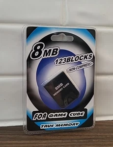 Tarjeta de memoria Nintendo GameCube 8 MB 123 bloques - totalmente nueva - Imagen 1 de 2