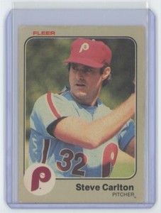1983 FLEER STEVE CARLTON . PHILADELPHIA PHILLIES #155