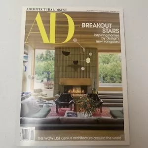 Architectural Digest Magazine Feb 2024 Breakout Stars ~ Free Ship~ - Picture 1 of 1
