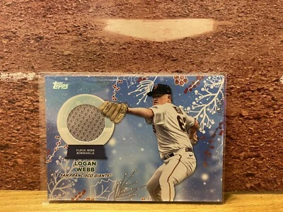 2023 Topps Holiday Logan Webb Relic Card #RC-LW Diamondbacks  - Image 1 of 2