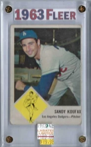 1963 Fleer BB Mays-Clemente-Koufax-Drysdale-Yaz-Gibson-Maz-Wills- 88 Available - Picture 1 of 24