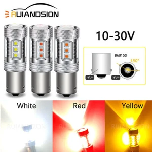 Ruiandsion BAU15S LED Motorrad Bremse Glühbirne PY21W Signal Licht CANBUS12V 80W - Bild 1 von 12