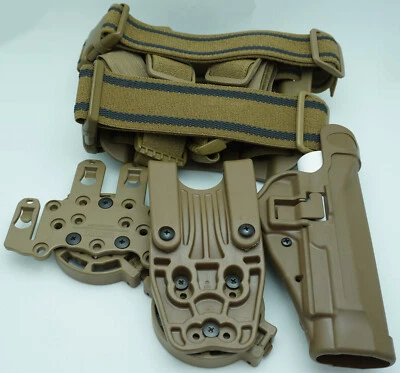 BlackHawk USMC Holster System SERPA Beretta 92/96 Coyote 2100535 RH Right Hand - Image 1 of 3