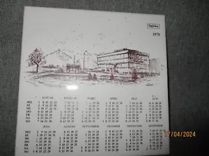 Boizenburg Fliese Kalender 1979 Vintage - Bild 1 von 7