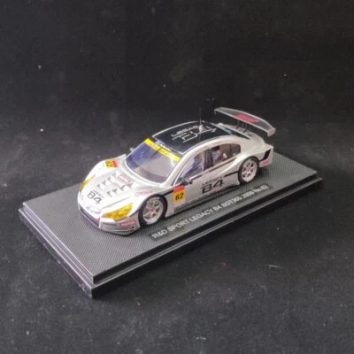 EBBRO 1/43 2009 R&D SPORT SUBARU LEGACY B4 SUPER GT 300 No. 62 silver # 44301 - Image 1 of 4