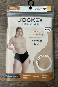 Calzoncillo Jockey cintura media suave sin costuras suavizante abdomen refrescante beige para mujer L - Imagen 1 de 3