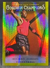 2021 Upper Deck Goodwin Champions Michael Jordan All-World Lucky Gold Parallel